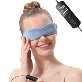 Aroma Season Aroma Season Heated Eye Mask, Great for Blepharitis and Dry Eyes Treatment, Relieve Dry Eye Syndrome, MGD and Styes (Blue)