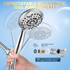 DAKINGS 6 Spray Modes High Pressure Handheld Showerhead Set Upgraded