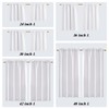 PANELSBURG Short Curtains for Windows Kitchen Living Room Half Length