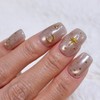 Glaze Night Handmade Nail Tips Magnetic Powder Nails - Long