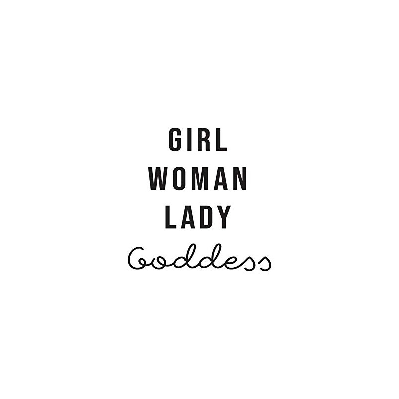 Vinyl Wall Art Decal - Girl Woman Lady Goddess -