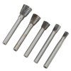 N Type Rotary Burr Set Single Cut 6mm Shank Carbide