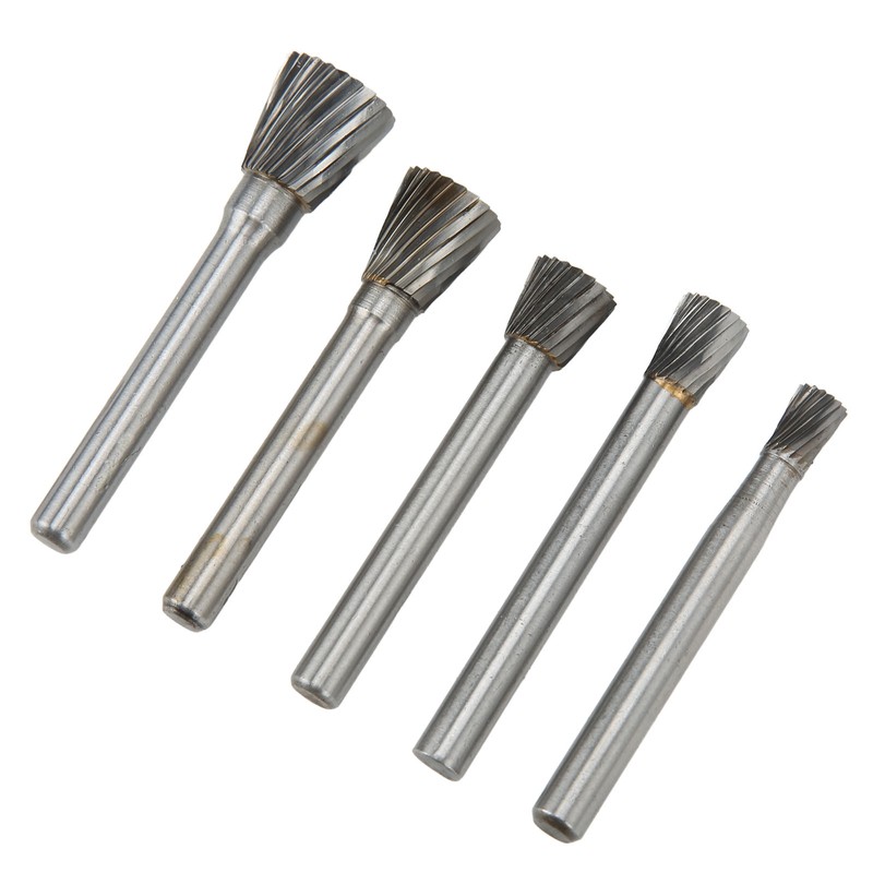N Type Rotary Burr Set Single Cut 6mm Shank Carbide