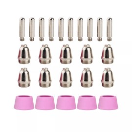 Smart Weld Cutting Electrodes Tips Cups fit Amico Power APC-50 50 AMP Plasma Cutter Parts - 10-pk Electrodes
