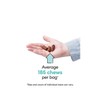 Wiggles & Wags Poppers Soft and Chewy Dog Treats, Pork,
