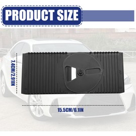 GolTHd Shift Slider Center Console Slide Cover, Compatible with Lexus IS250 IS350 2005-2013, Shifter Gear Shift Knob Cover Replaces 35975-53020 (Black)