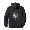 Compass Rose Nautical Pullover Hoodie