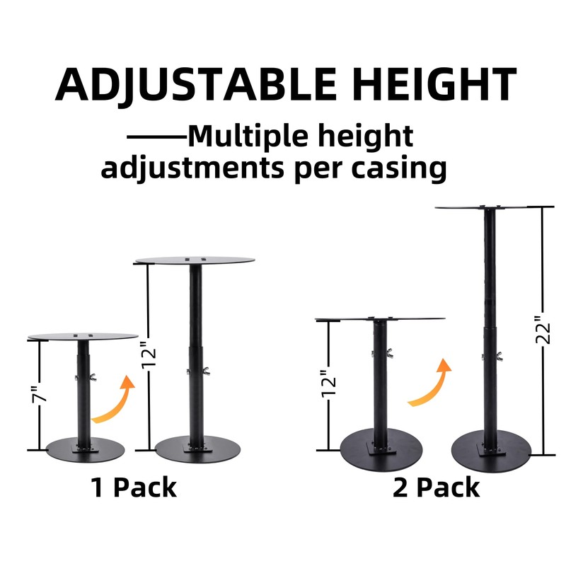 ZSHIGANMA 3 Pack Plant Risers for Inside Pots, Adjustable Height
