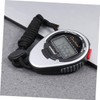Kisangel 3pcs Men's Stopwatch Watch Digital Timer Sports Chronograph Alarm