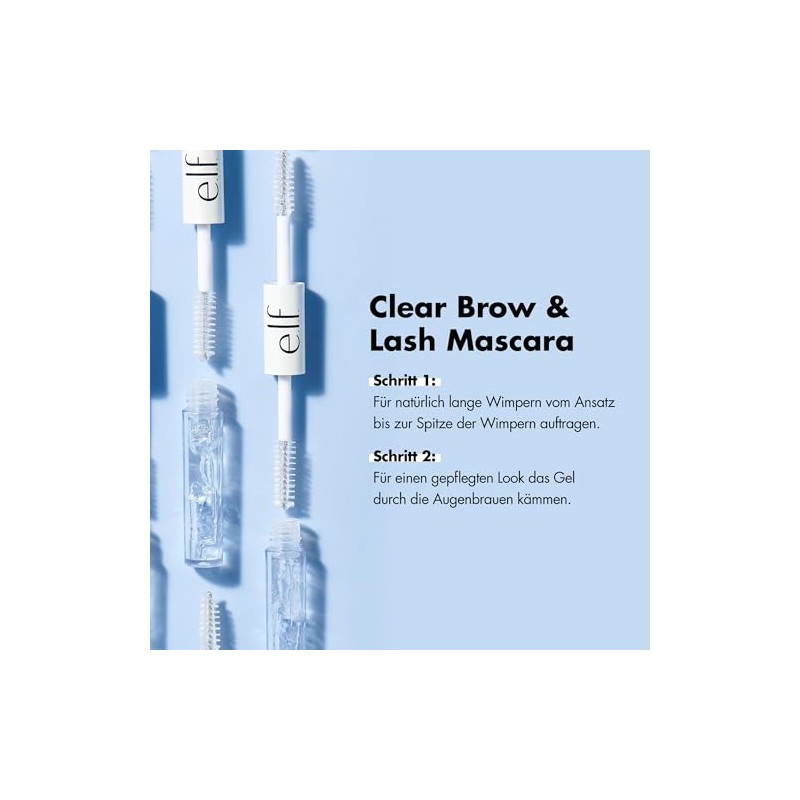 e.l.f. Brow Clear and Lash Mascara Crystal 0.08 Fluid Ounce