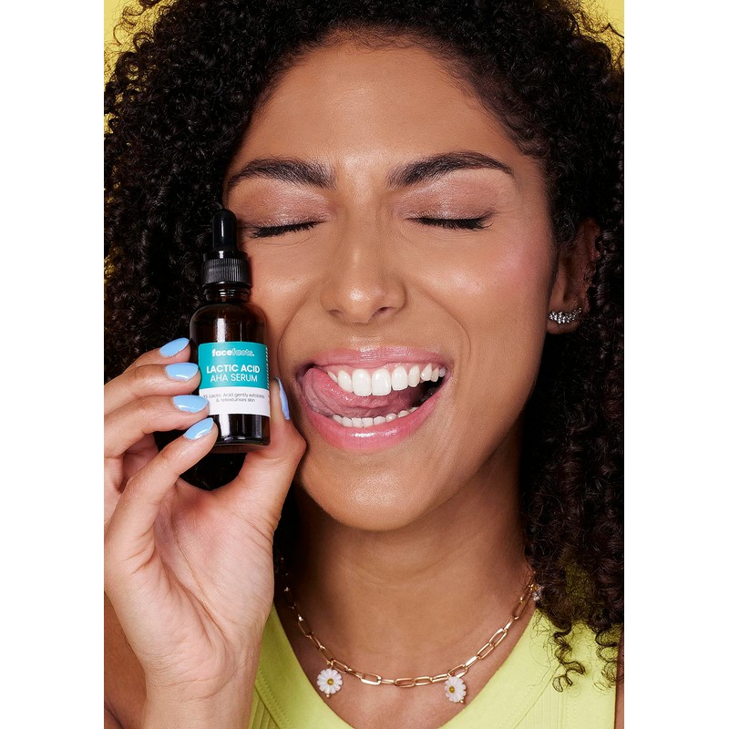 2x 30ml Face Facts Lactic Acid AHA Serum | Glowing