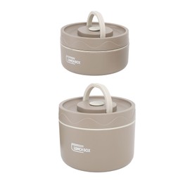 Adult Lunch Box, Portable Insulated Lunch Containers Set, Stackable 304 Stainless Steel Lunch Boxes with Thermal Lunch Bag Soup Bowl, Leakproof Food Container for Dining Out,