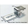 888 Corp 1/4" Offset Clips (12 Pack) - Zinc Plated