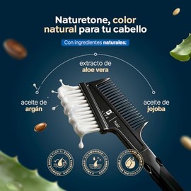 B Life Naturetone Tinte Permanente Sin Amoníaco | Negro Azulado 2.8 | con Aceite de Argán y Jojoba | Suave para el Cuero Cabelludo.