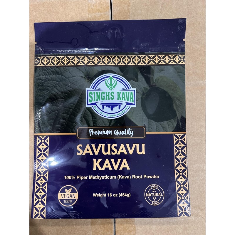 SINGHS Premium Quality Noble Fiji Kava - SAVUSAVU KAVA (16oz)