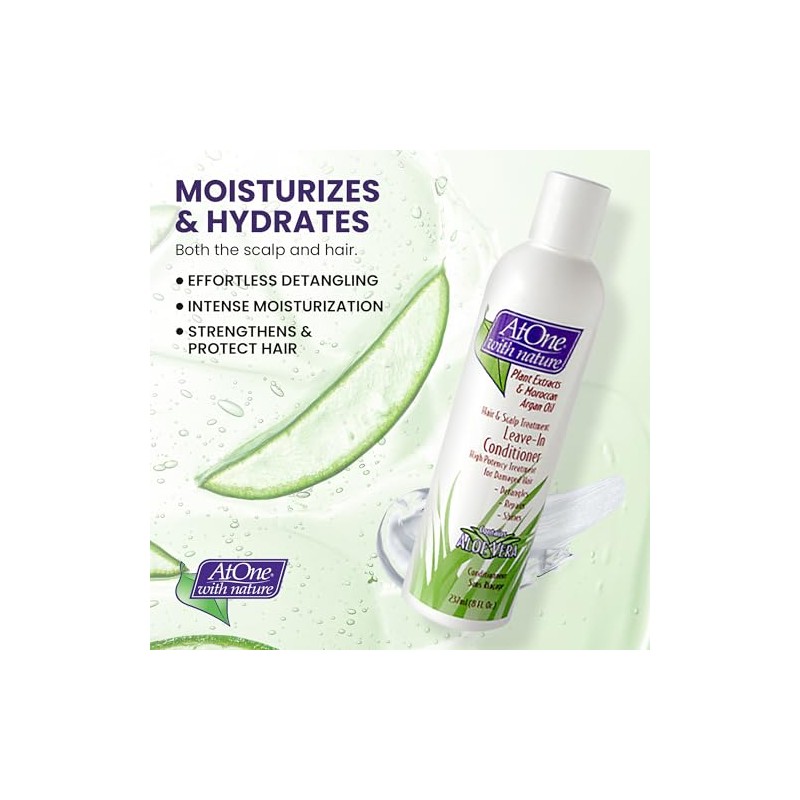 AtOne With Nature Leave-in Conditioner 8 oz. by One With