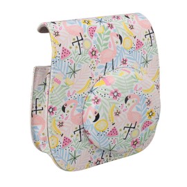 Sofortbildkamera-Tasche aus PU-Leder für 12 11 Kamera, Sofortbildkamera-Tasche mit Verstellbarem Schultergurt, für 12 11 Kamera-Schutztasche (Bunter Stil)