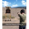 Koutemie Outdoor Shooting Target Stand with 10pcs 17x25 Inch Paper