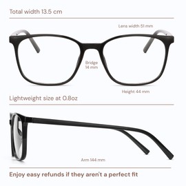 Gaoye Ultralight Blue Light Glasses for Women - Computer Protection Glasses for All Day Comfort - Anti UV Glare & Eyestrain