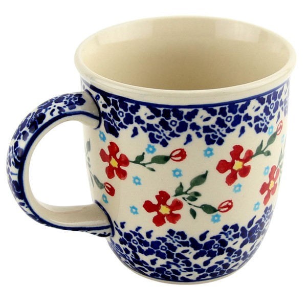 Polish Pottery Market 12 oz Mug with Handle – Hand-crafted