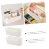 iplusmile 2pcs Multi-Functional Storage Box Set Wall Mount Desktop Organizer