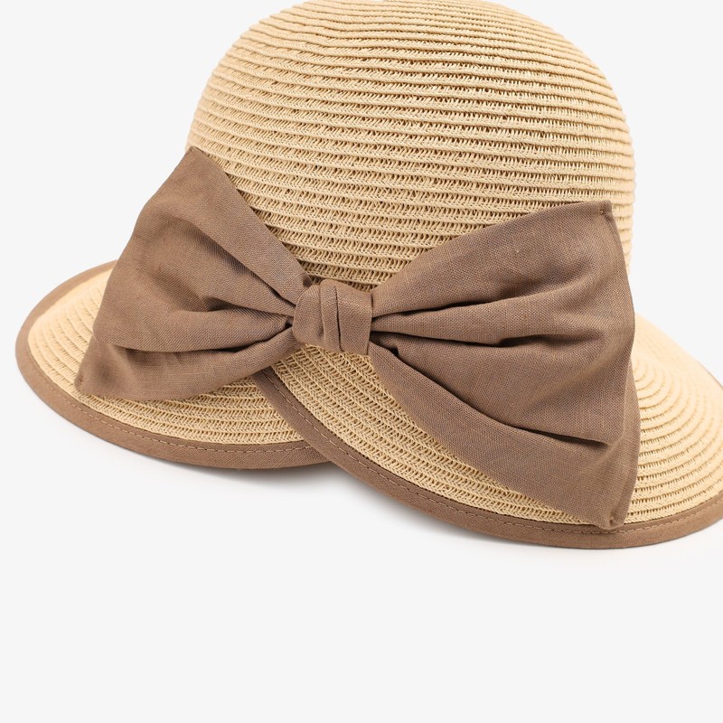 [ アフタヌーンティー リビング ] AfternoonTea LIVING ハット JK27 洗えるリボンバックカットUVハット アイボリー