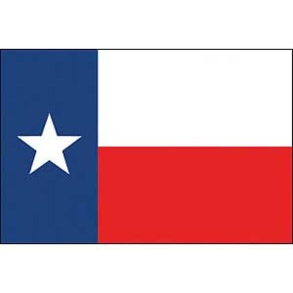 Texas Flag On A Stick 12" x 18"