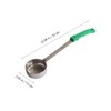 PRETYZOOM Unique Green Sauce Ladle 113G Kitchen Soup Spoon Stainless