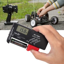Battery Tester, Model BT-168D Battery Checker for AAA C D 9V 1.5V Button Cell Batteries