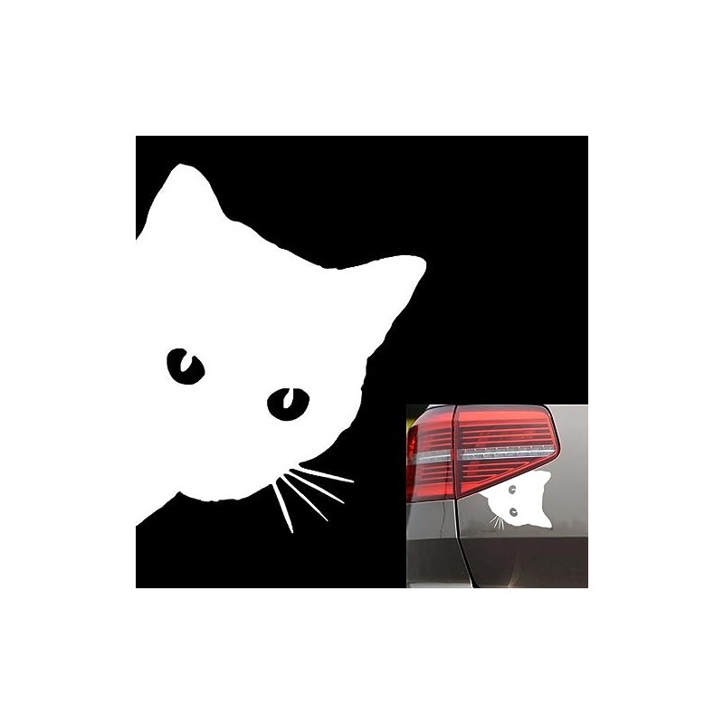 XXL Cat Head Sticker Car Sticker Tuning Sticker Large Version