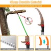 Heytaful Manual Pole Saw 30 FT Extendable Tree Pruner High