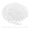 PATIKIL 13Ft Plastic Chain Barrier, Safety Link Chain with 2