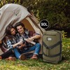 MIER 90L Water Resistant Backpack Duffle Heavy Duty Convertible Duffle