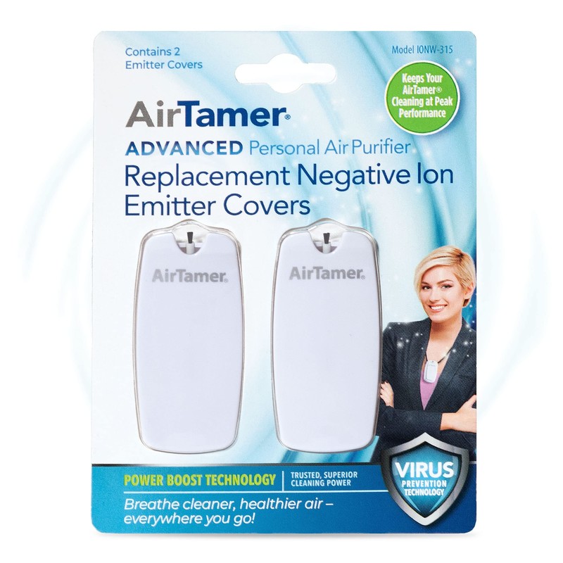AirTamer Advanced Personal Air Purifier Replacement Negative Ion Emitter Covers