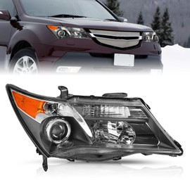 TUSDAR -For [HID/Xenon Model w/o Adaptive Only] 2007-2013 Acura MDX Projector Headlight Headlamp Assembly（ Right Passenger Side）