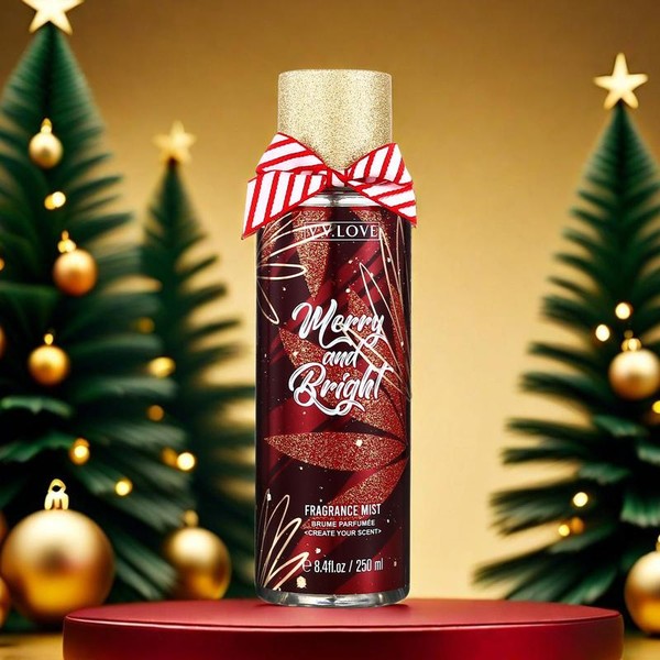 Christmas Gift Fragrance Duo Set, Woody Musk Mist & Lotion