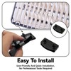 HANZMQIYJJ 12 Pcs Bed Slat Holders, Bed Slat Caps, Side