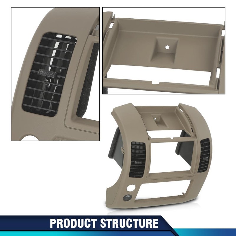 PIT66 Center Dash Console Instrument Panel Cluster Lid Bezel Compatible