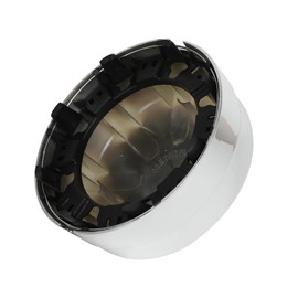 Universal 17" Wheel Center Caps Exterior Accessories for Car Silver - Set of 2 - Fits Most Cars