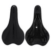 Bike Seat Thicken High Elastic Sponge Comfortable Waterproof Black Bicycle
