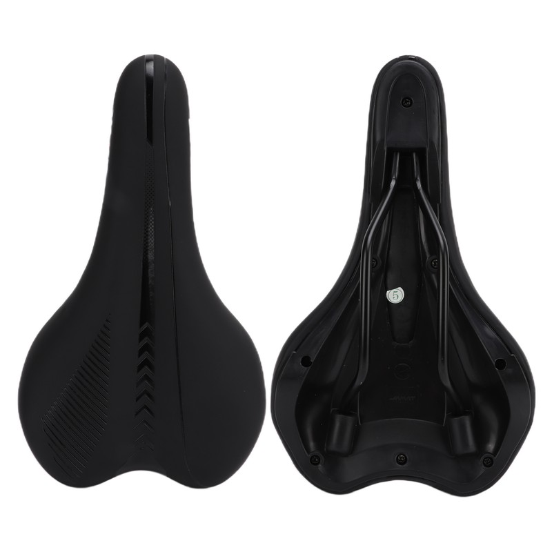 Bike Seat Thicken High Elastic Sponge Comfortable Waterproof Black Bicycle