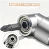 105 Degree Right Angle Drill Adapter Set,1/4" Hex Shank Driver