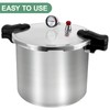 MEASUREMAN Black Steel Pressure Cooker Gauge, Pressure Canner Gauge, Steam