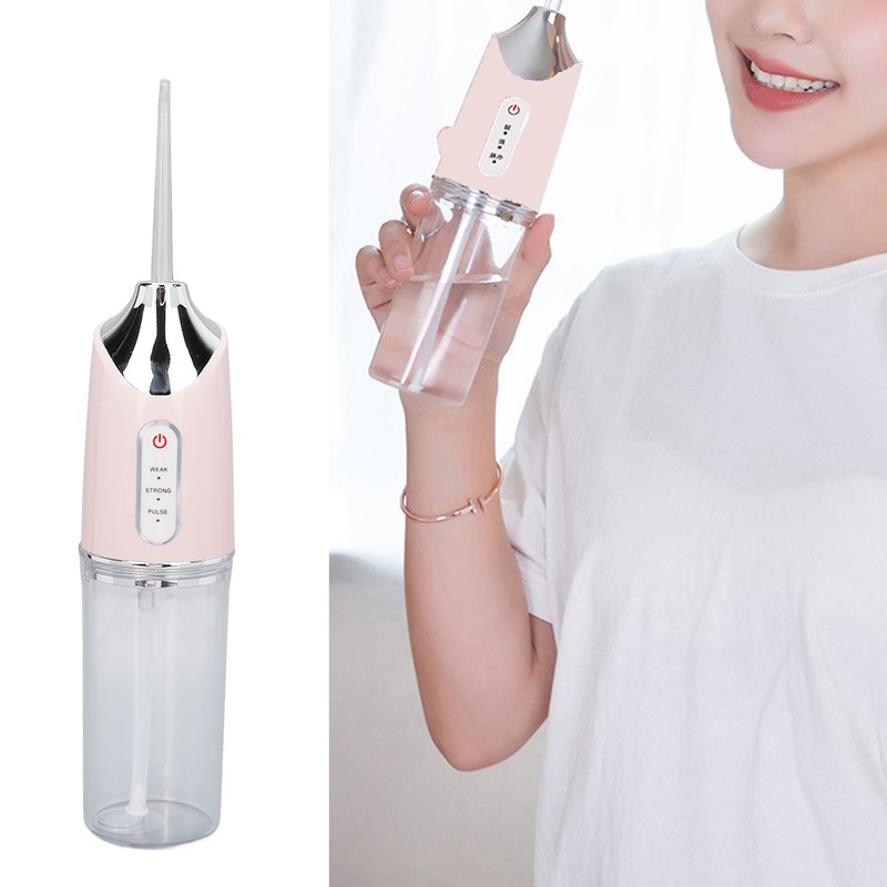 Electric Oral Irrigator 3 Modes 4 Nozzles 360 Degree Rotating
