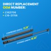 ARANA C16-21706 19 inch Gas Struts 45LB Spring Shocks 18.5