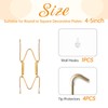 Plate Hangers for The Wall, Suitable for 4-5 inch Decorative