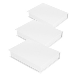 Ipetboom 3pcs Vintage Style Faux Books for Entryway and Living Room Table Decor Blank Decorative Books for Home Aesthetic Lightweight and Stylish Ornament