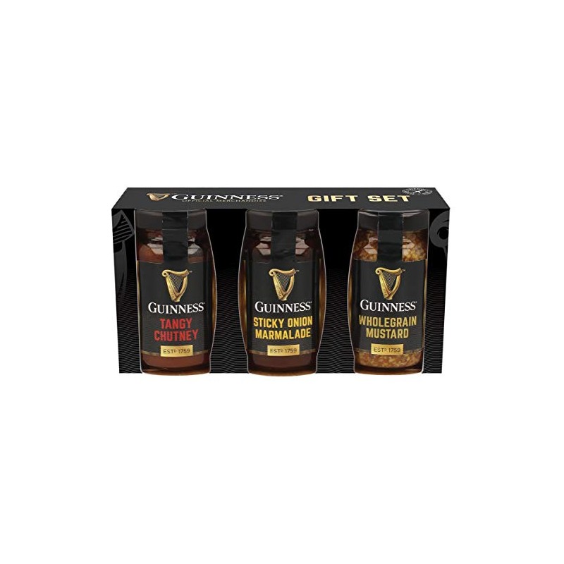 Guinness Gourmet Chutney, Mustard and Marinade Set of 3