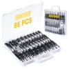Nut Driver Set, 55PCS Impact Driver Bit Set, Deep Magnetic