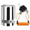 Brake Disc Lock with Reminder Cable for Theft Protection, Stretchable